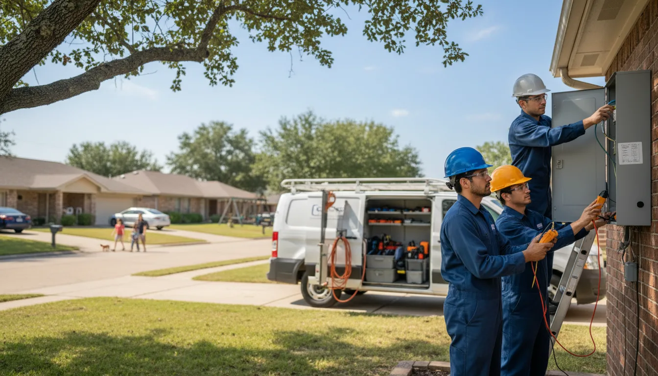 Certified electrician providing emergency electrical services in Canton, MN